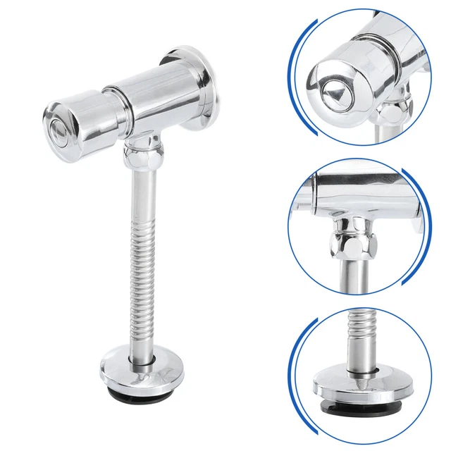 Sostituzione del pulsante di scarico del WC, Pulsante di Sostituzione della Cassetta del WC, Diametro Superiore 7 cm Serbatoio dell'Acqua del WC Doppio Pulsante, Pulsanti Doppi Rotondi del WC Pulsanti