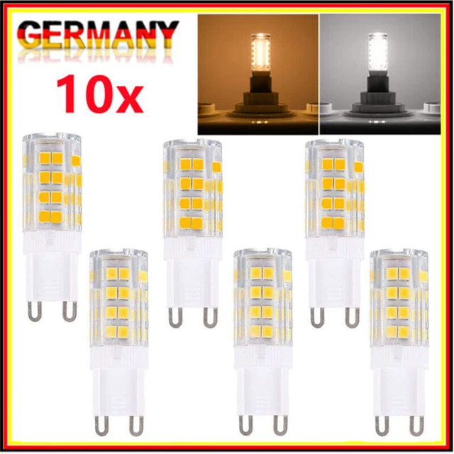 10 X G9 LED Birne führte Energiesparlampen 7W Warmweiß Kaltweiß Super Bright
