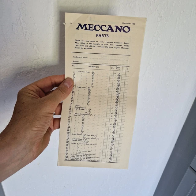 CATALOGUE MECCANO HORNBY DE 1959 ET 1960