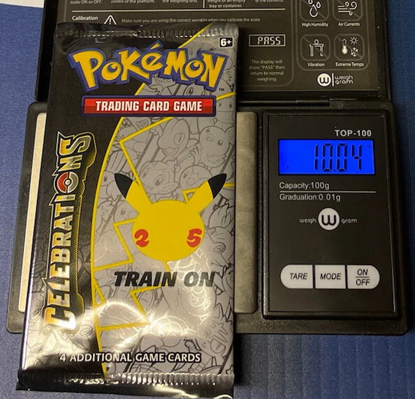 HEAVY PACK 10.04G CELEBRATIONS Pokemon TCG 25th Anniversary Sealed