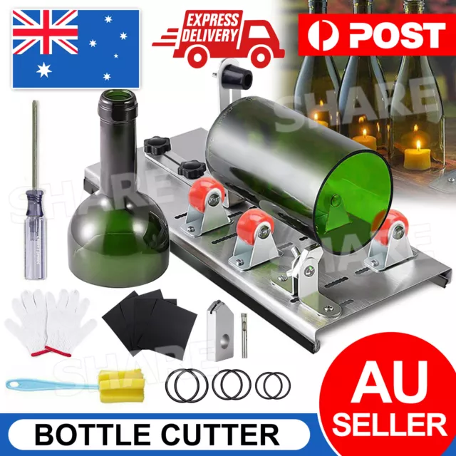 Glass Bottle Cutter Cutting Tool Upgrade Version Square & Round Bottle Cutter AU