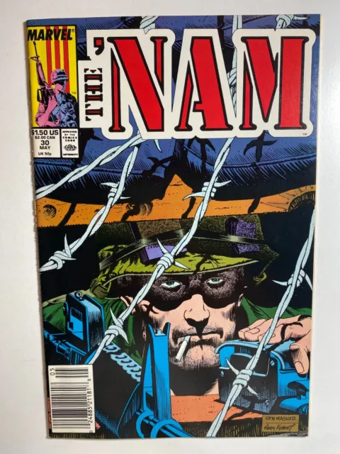 Marvel Comics The 'Nam Vol.1 #30 (1989) Barcode Variant Nm Comic
