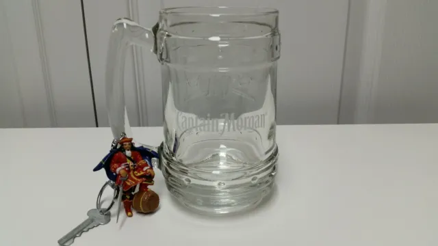 Captain Morgan Glass Mug Barrel (Limited Edition) w/ Keychain