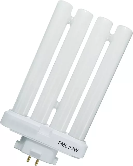 27W Lampadine Fluorescente - Lettura Luce 4 Pin GX10Q 6500K (Confezione 1)