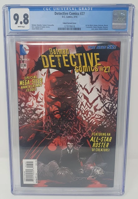 Detective Comics #27 Cgc 9.8 Jason Fabok Variant Joker Batman Catwoman