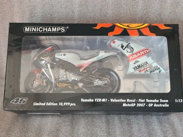 Miniature Minichamps Yamaha Rossi 1/12 – Moto Indianapolis 2008 YZR-M1