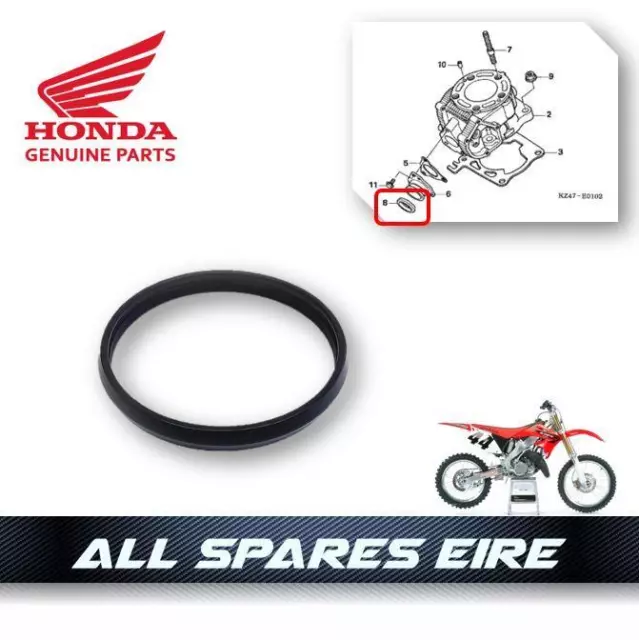 Genuine Honda Cr125 R 2001-2007 Exhaust Pipe Manifold Gasket Seal O Ring