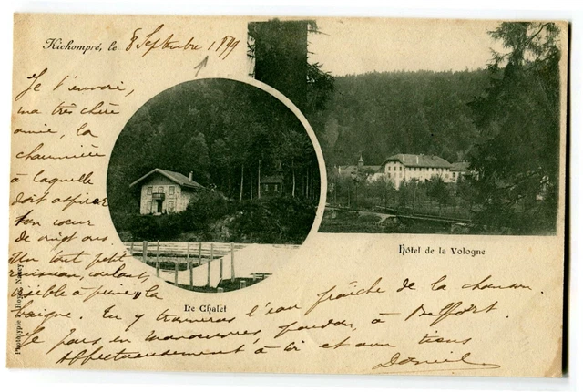 CPA 88 Vosges kichompré Hotel de la Vologne Le Chalet