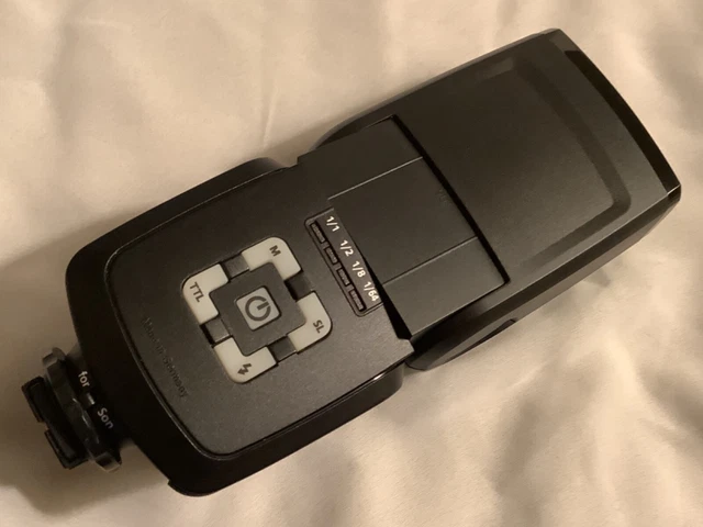 Metz Mecablitz 44 AF-1 Digital Shoe Mount Flash for Sony with Case Near MINT 3