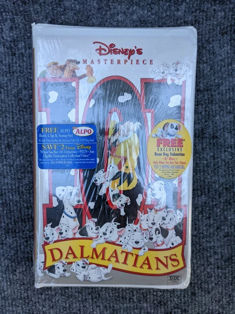 DISNEY’S MASTERPIECE EDITION 101 Dalmatians (VHS 1999) Factory Sealed £ ...