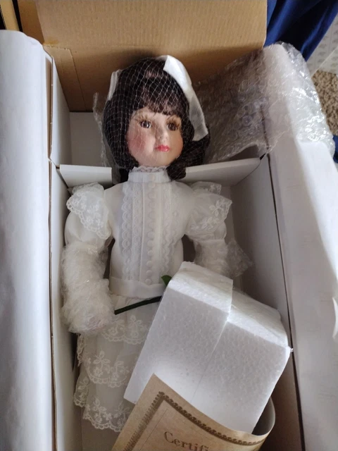 Vintage Heritage Signature Collection Porcelain Rose Doll #12354 16”