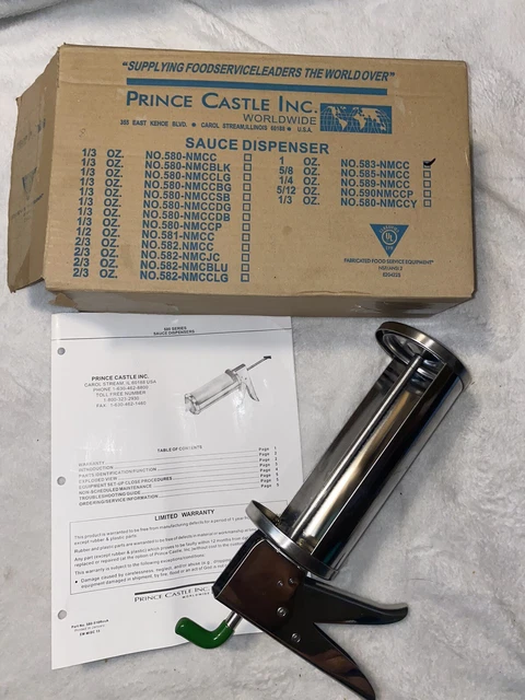 Prince Castle Inc 583-NMCC 1 oz Heavy Sauce Dispenser 580 Series 583N-1 OZ