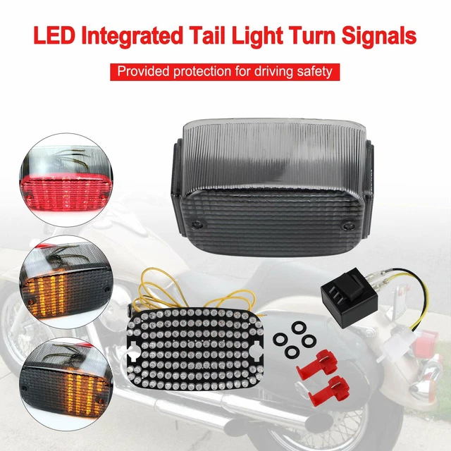 Indicatori di direzione per fanale posteriore a led per KAWASAKI Vulcan 800 Blk