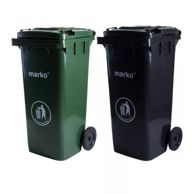 Wheelie Bin 120L/240L Household Council Rubbish Recycling Outdoor Waste Recycle