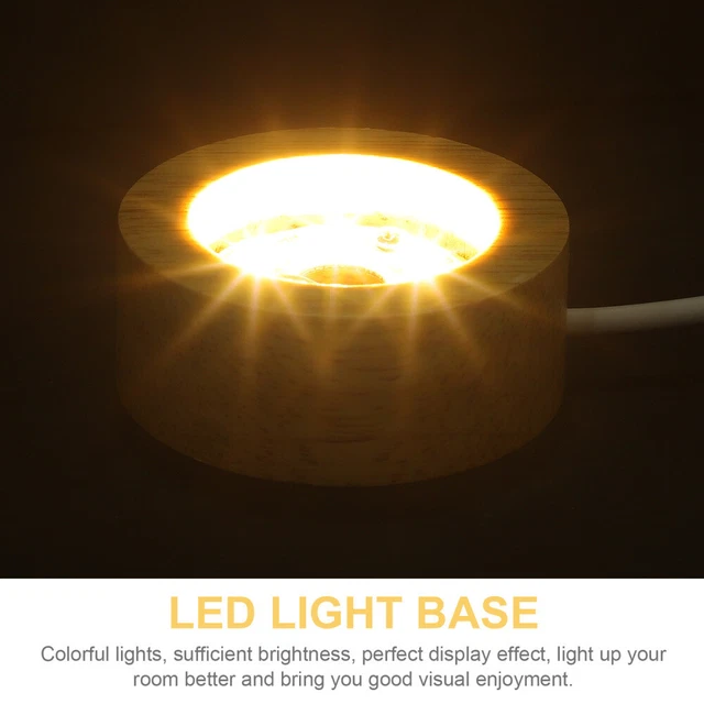 CRYSTAL STANDS FOR Display Lighted Sphere Balls Lamp Table Work £7.39