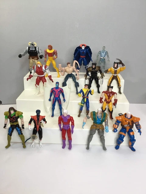 Vintage Marvel Action Figures Comics Superhero X-Men Toy Biz 1991-1995 Lot of 16