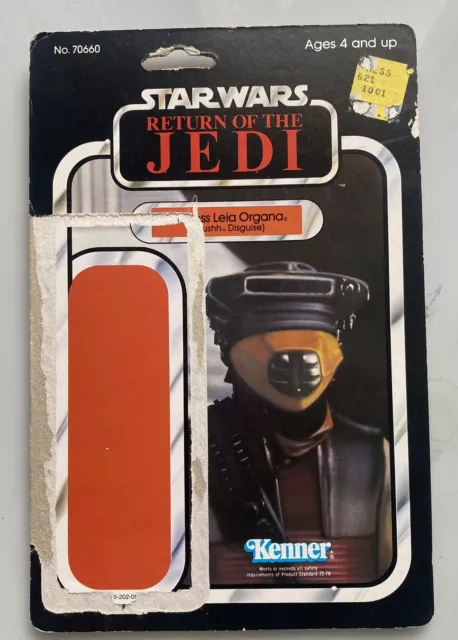 Kenner STAR WARS Vintage Leia bounty hunter bush Cardback 1983