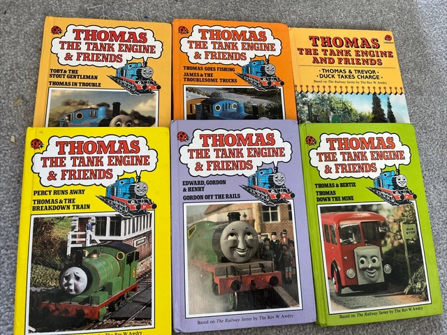 LADYBIRD THOMAS THE Tank Engine and Friends Vintage Kids Books x6 ...