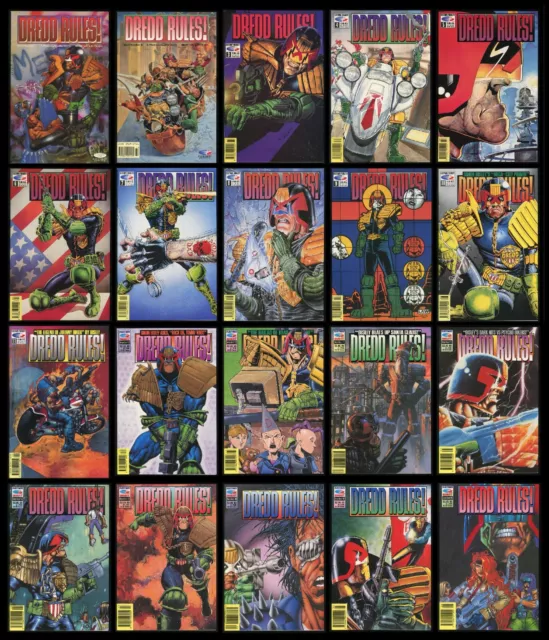 Dredd Rules Comic Set 1-2-3-4-5-6-7-8-9-10-11-12-13-14-15-16-17-18-19-20 Judge