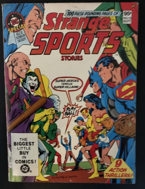 DC Special Blue Ribbon Digest #13 Strange Sports Stories (1981, Justice League)