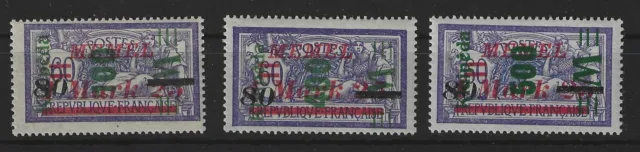 K200) Memel Nr. 164 - 166 postfrisch Michel 55 Euro