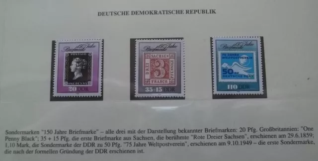 DDR   500 Jahre Post  mit der ersten DDR Sondermarke    TOP   postfrisch
