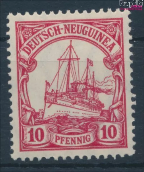 Briefmarken Deutsch-Neuguinea 1914 Mi 22I Friedensdruck mit Falz Schiffe, (10214