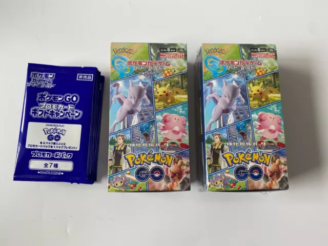 2x Pokemon Card Game Pokemon GO Booster Box s10b + 10x Promo Packs Japanese 2