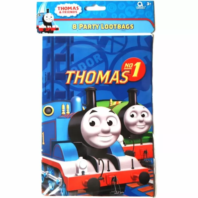 8 Thomas The Tank Engine Party Bags - Favors - Birthday - Gift - Boys - Girls