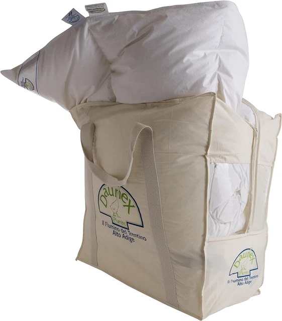Daunex piumino D'oca Marmolada Warm 250x200cm invernale matrimoniale bianco