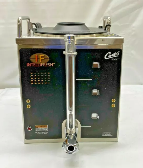 NEW Wilbur Curtis Gemini 1.5 Gallon Satellite Dispenser With Intellifresh