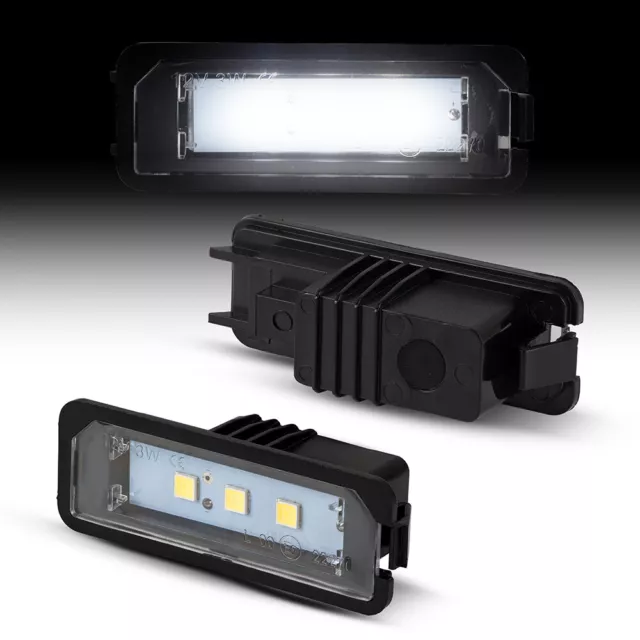 2X LED LICENSE plate lighting for VW Golf 4, 5, 6, 7 limo + convertible  7401 £13.81 - PicClick UK