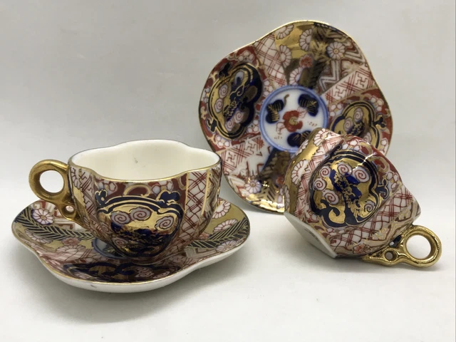 イマリ　オールドイマリ　ビンテージ　灰皿　hokutosha occupied VINTAGE 1940S HOKUTOSHA Occupied Japan Ashtray Handpainted
