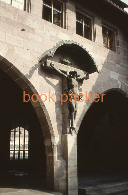 Altes orig. Foto-Glasdia/Vintage slide: NÜRNBERG 1960 | Heilig-Geist-Spital