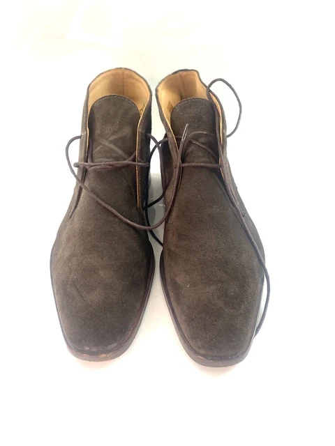 PAUL SMITH ARNI Mens Preloved Chukka Brown Lace Up Suede Ankle