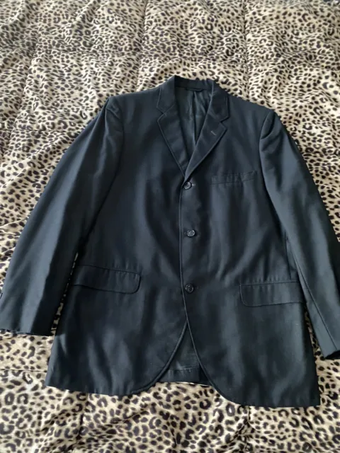 Vintage JCPenney’s Towncraft men’s suit jacket black