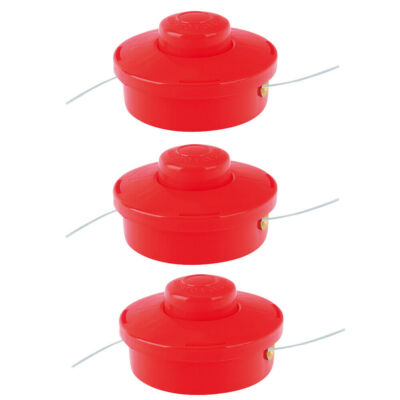 3Pcs Universal Strimmer Mower Replace Bump Feed Line Spool Head Brush Cutters UK