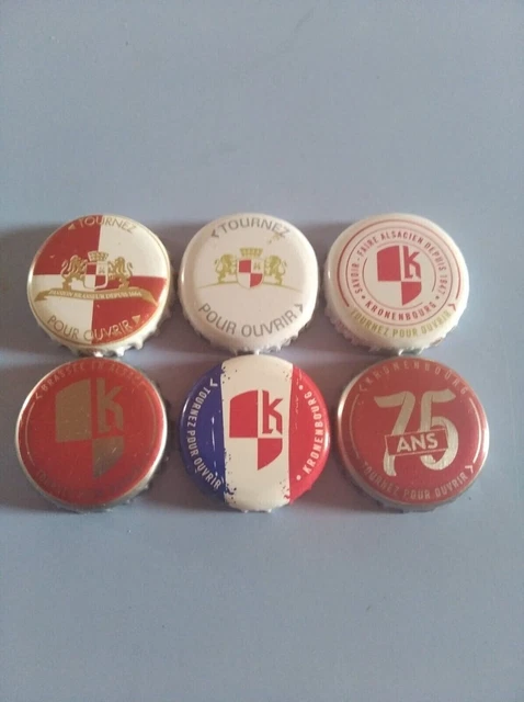 3 capsules kronkorken Identiques Bière TRAPPISTE DE ROCHEFORT bleu