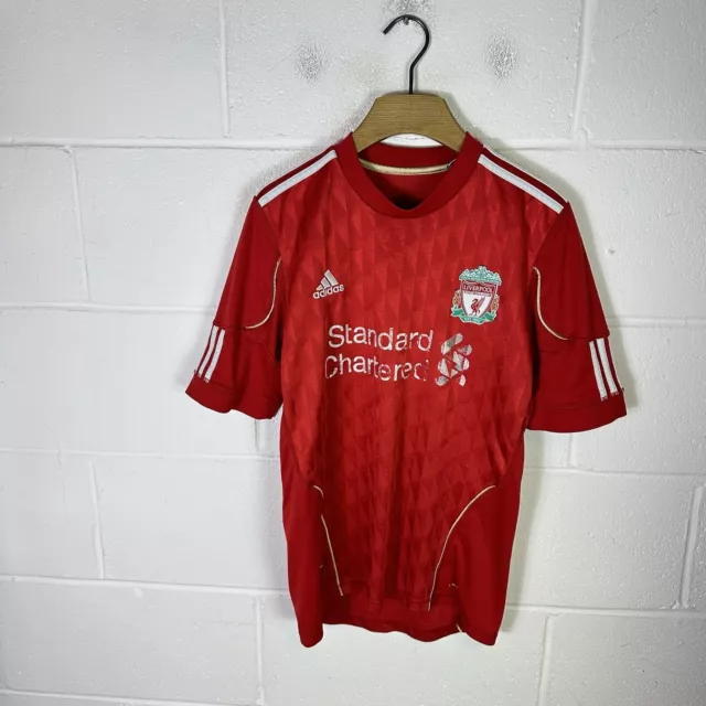 Liverpool Football Shirt Mens Small Red Adidas 2011/12 Home Kit #7 Suarez LFC