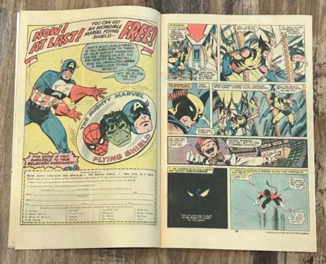 Uncanny X-Men #123 Vol. 1 Risque Panel Newsstand Marvel Comics 1979 2