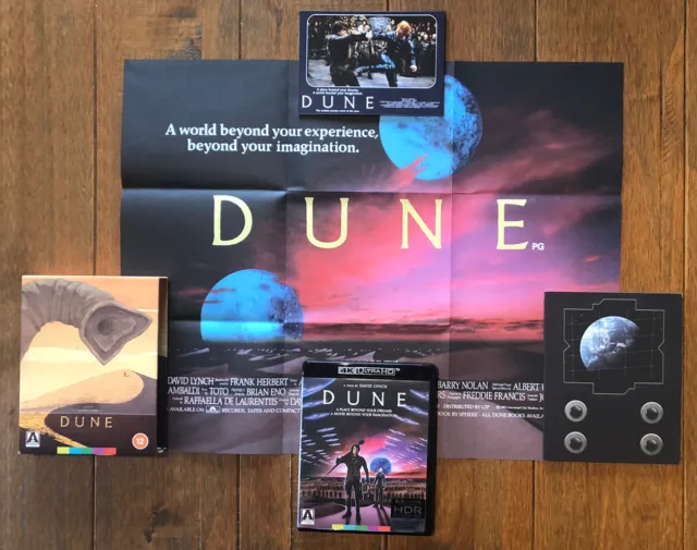 DUNE UK 4K Ultra HD/Region B Blu-ray Limited Edition Box Set David ...
