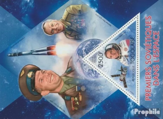 Briefmarken Togo  Mi Block 825 postfrisch Raumfahrt