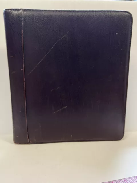 Vintage Franklin Quest 7-ring Binder Zip Around Closure
