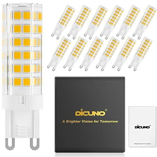G9 dimmbare LED-Glühbirnen, 4,5 W (50 W Halogenäquivalent), 450LM, warm