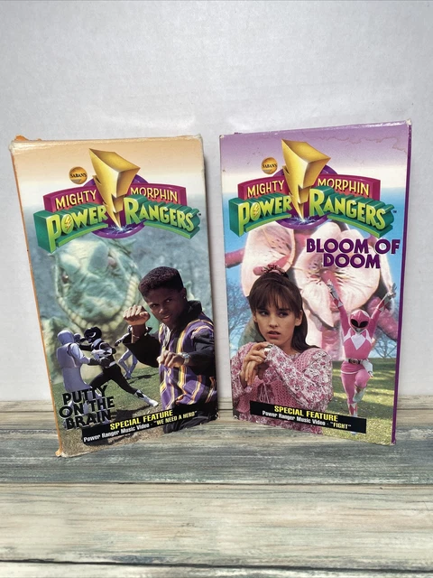 Power Rangers Bloom MIGHTY MORPHIN POWER Rangers: Putty On The Brain & Bloom Of Doom RARE ...