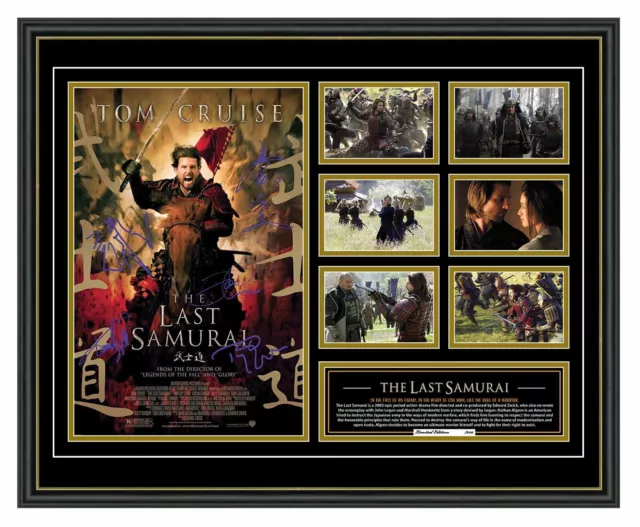 The Last Samurai Tom Cruise Signed Limited Edition Framed Memorabilia