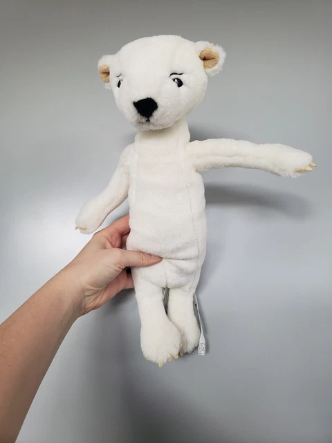 IKEA WHITE HERMELIN Ferret Stoat Weasel Polecat Raccoon Soft Plush ...