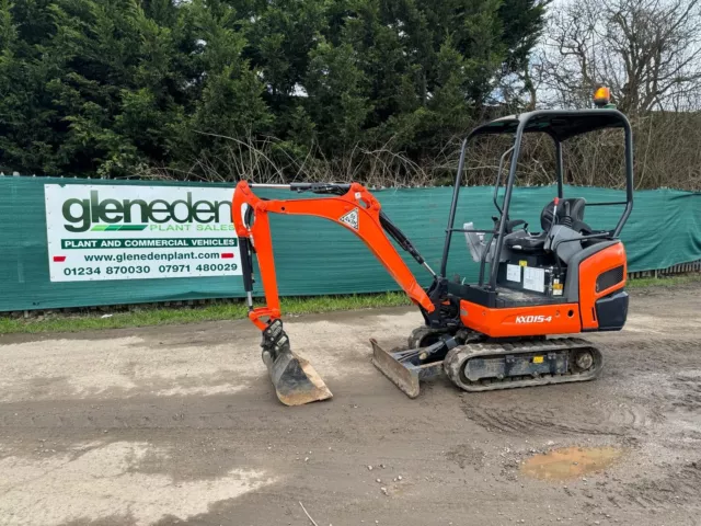 2019. Kubota. KX015. 1.5t. low hours. piped.   Mini Digger. Excavator. £9,995.