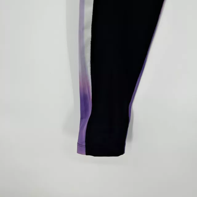 Under Armour Womens Black Purple HeatGear Alpha Compression Leggings Size M 3