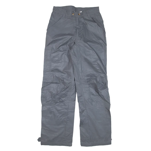 Pantaloni antipioggia grigi dritti larghi W27 L31